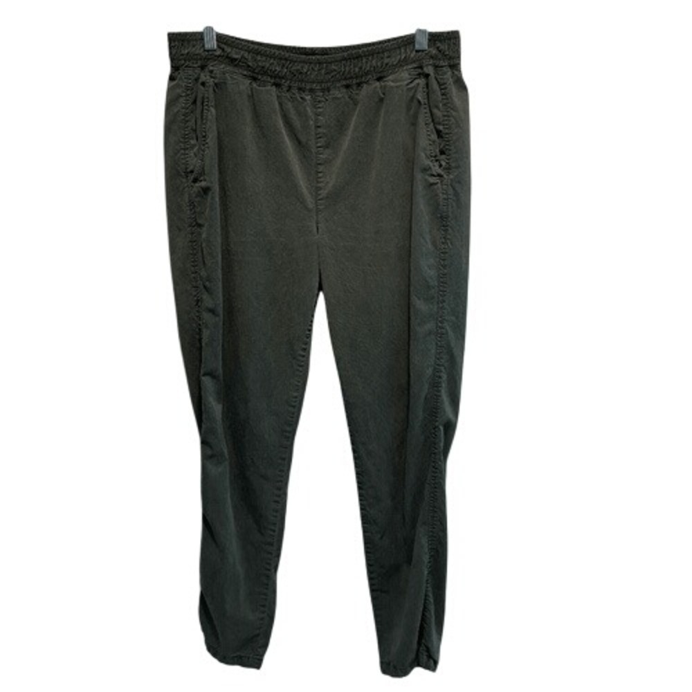 OXXO Olive Green Tencel Cotton Joggers Elastic Waist Pockets Size M‎